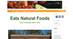 Desktop Screenshot of eatsnaturalfoods.com