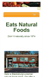 Mobile Screenshot of eatsnaturalfoods.com